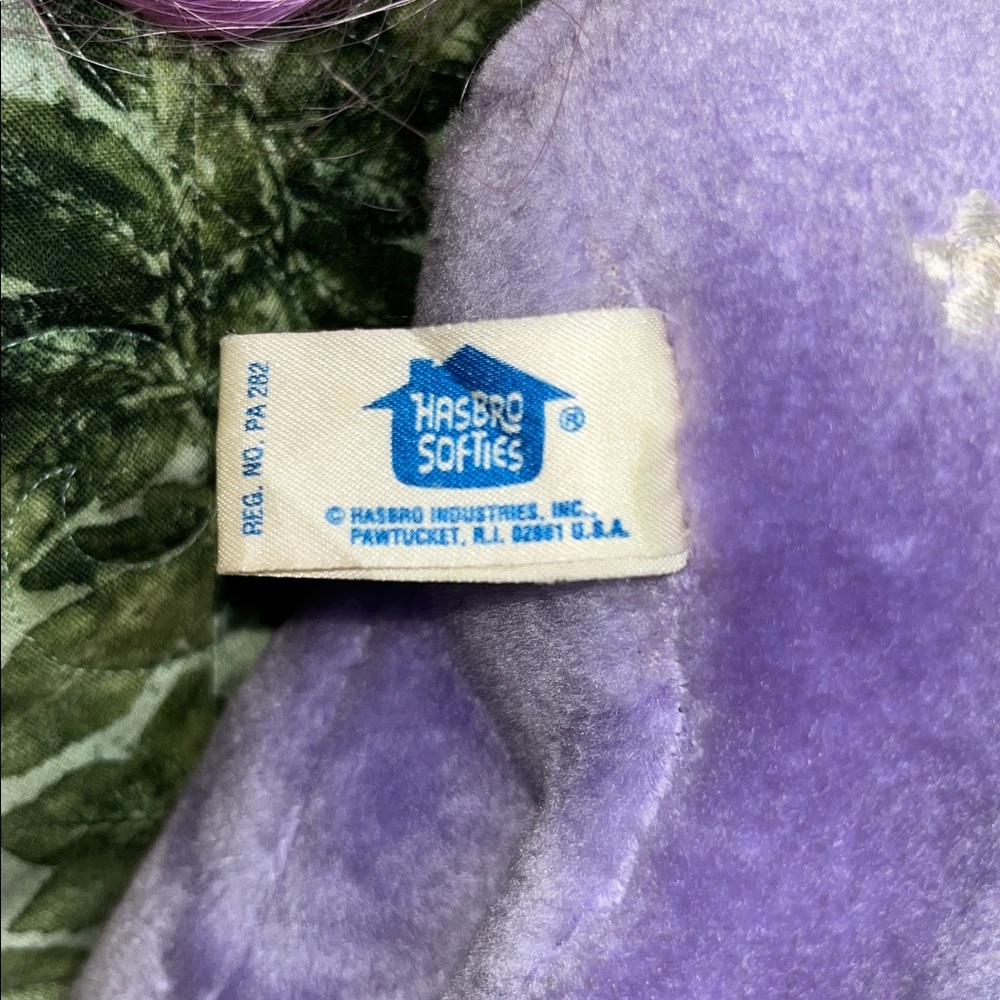Vintage Purple My Little Pony Stars Plush Pony with Pink Mane‎ Great Condition - Picture 2 of 6